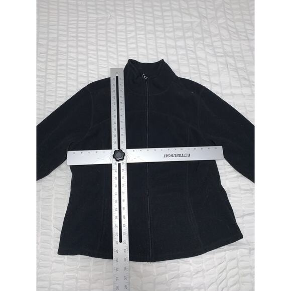 Old Navy Black Full-Zip Fleece Jacket Women’s Size XXL - Picture 4 of 5